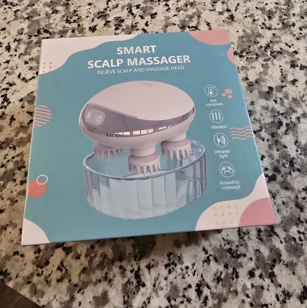 Electric Smart Scalp Massager Hero Hair Growth Head Massager Scalp NWT